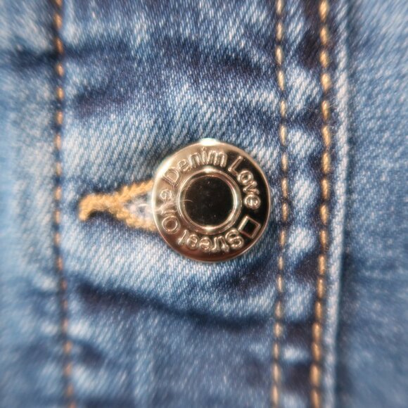 Street One Womens Jean Jacket Denim Button Down Cotton Coat Blue NWOT 8/10 - Picture 16 of 16